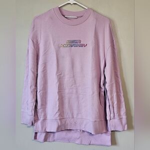 🩷💛Stella McCartney Purple High Frequency Gel Logo Sweatshirt XL🩷